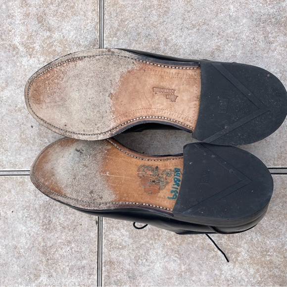 Allen Edmonds Hancock Leather Lace Up Dress Shoes Black Mens - Picture 12 of 15